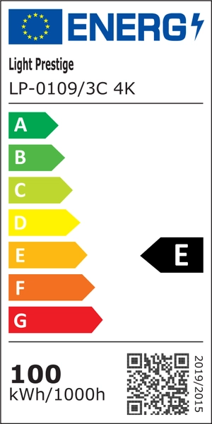 Sypialniany plafon Geomteric LP-0109/3C 4K LED 100W 4000K biały