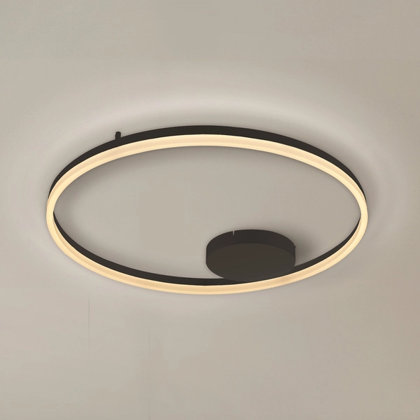 Plafon przysufitowy Halo AZ5345 LED 60W 3000-6000K ring pilot czarny