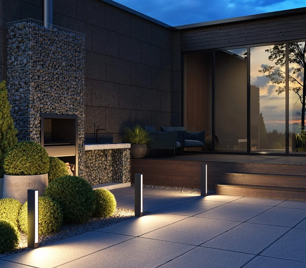 Lampa oświetleniowa zewnętrzna Hof O422FL-L12GF LED 12W grafitowa