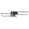 Lampowentylator sufitowy Tatjana 67243-30BF LED 38W CCT ściemnialny czarny
