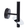 Ścienna lampa do sypialni Sopel Ring 41237 tubka metalowa czarna srebrna