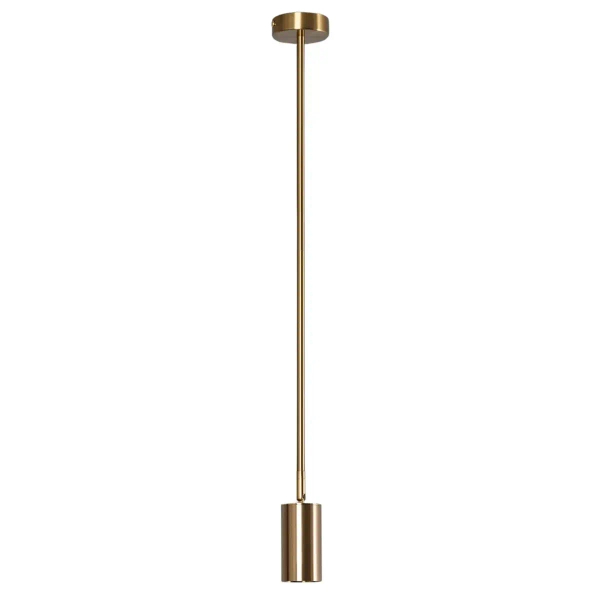 Regulowana lampa wisząca Fin ABR-SLFIN-GU10 Abruzzo metalowa tuba zloty