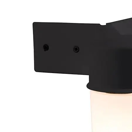 Narożna lampa elewacyjna WARE EL-40088 ściemnialna IP44 biała czarna