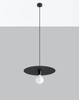 LAMPA wisząca SL.0853 loftowa OPRAWA metalowy zwis czarny dysk