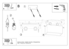 Downlight LAMPA sufitowa SL.0382 metalowa OPRAWA prostokątna szara
