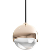 Wisząca lampa glamour Bolicina szklana kula LED 5W 3000K złota