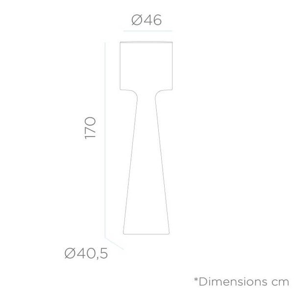 Ogrodowa lampa dekoracyjna Grace LUMGC170OFNW King Home IP65 biały