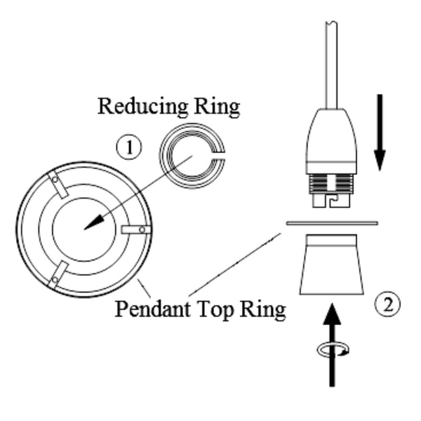 Jedwabny klosz Ronda RON8629 Dar Lighting do sypialni z tkaniny ciemnoszary