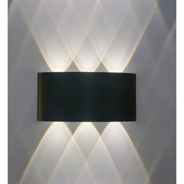 Elewacyjna lampa Clada CGCLADALED6W LED 6W 4500K góra-dół IP65 czarny