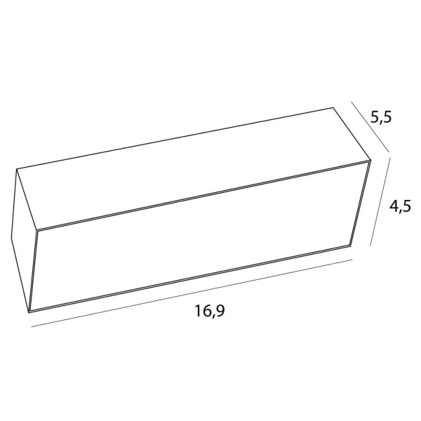 Lampa wpuszczana z zasilaczem i modułem LED Modular H180.07 + HM180 4L + HT180 12W ON/OFF Maxlight LED 12W 3000K czarna biała