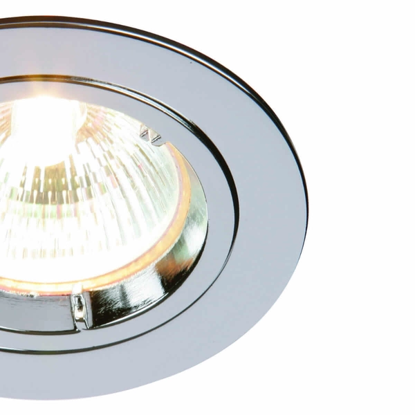 Aluminiowa lampa podtynkowa Cast 52329 Saxby sufit chrom