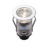 Okrągłe oczko łazienkowe IKON 94430 LED 0,75W 3000-4000K IP67 przezroczyste