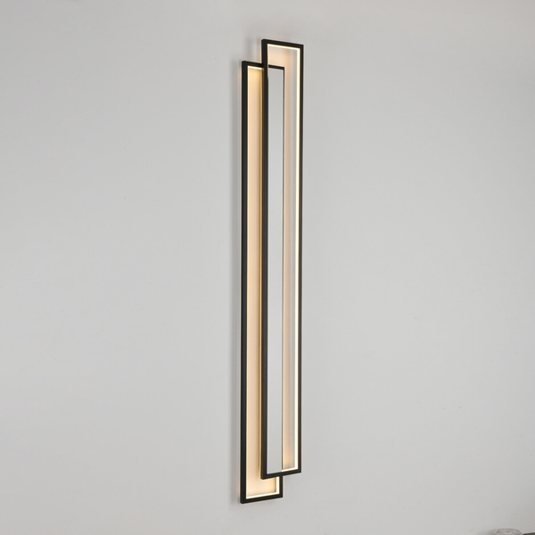 Lampa ścienna SYMMETRY ST-MD-1027L LED 69W 3000K ramki metalowe czarne