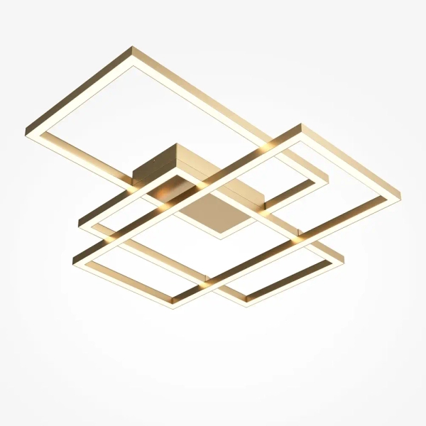 Modernistyczna sufitowa lampa Rida MOD015CL-L80GK LED 78W 2600-3000K złoty
