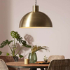 Industrialna LAMPA wisząca EKELUND 107735 Markslojd metalowa OPRAWA kopuła loftowy ZWIS na łańcuchu patyna