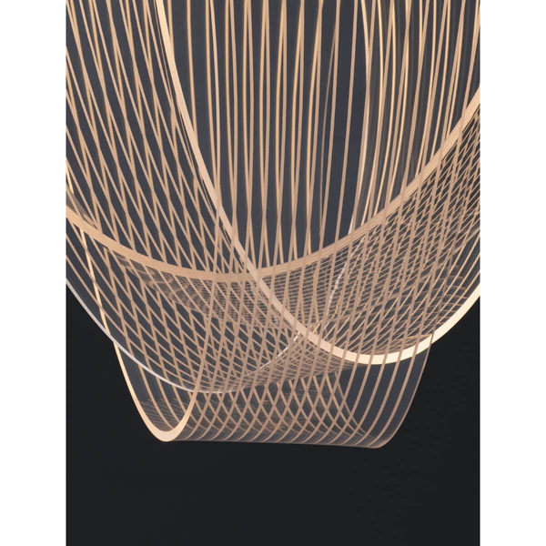 Lampa zwisająca HUARAL LE44435 LED 35W 3000K do salonu siatka złota