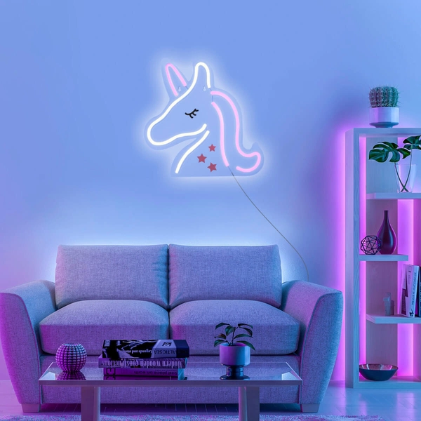 Kinkiet naścienny NEON-UNICO 85025-70 LED 6,5W jednorożec kolorowy
