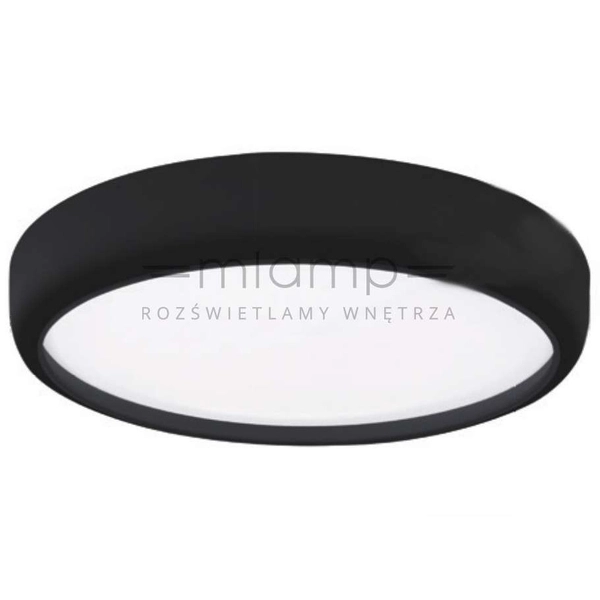 Plafon LAMPA sufitowa GEA ML6394 Milagro okrągła OPRAWA metalowa LED 36W 3000K - 6000K z pilotem czarna