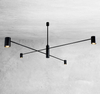 LAMPA sufitowa DAKATA 5636 Shilo metalowa OPRAWA tuby czarne