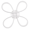 Ściemniany plafon salonowy Fly 645610131 LED 22W 3000K biały