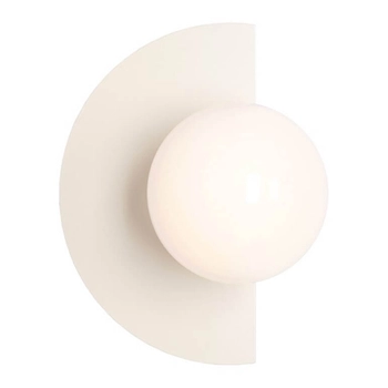 Kulisty kinkiet naścienny LOOP 1125C9 Aldex na przedpokój kremowy