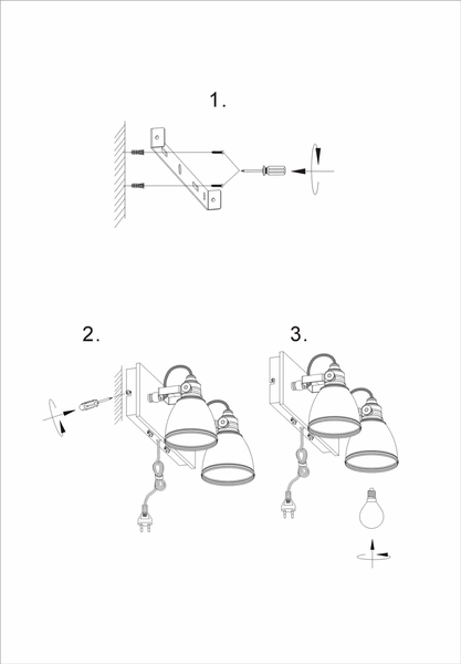 Kierunkowy kinkiet salonowy Native z regulacją loft brązowy