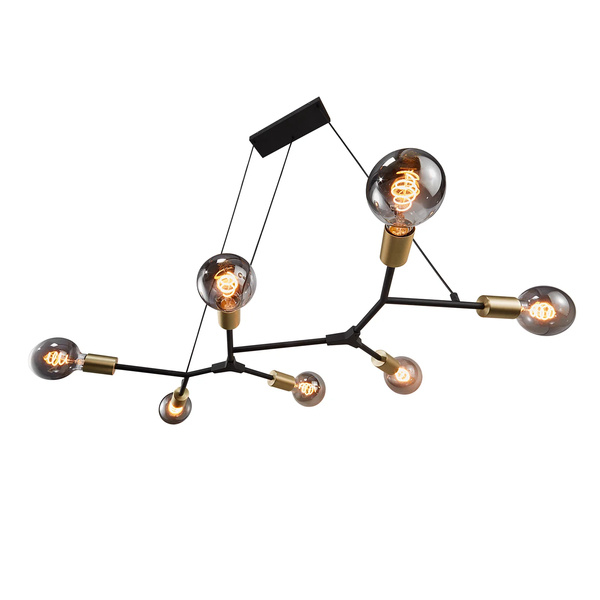 Industrialna lampa wisząca Josefine 2010303003 Nordlux sticks pręty czarne