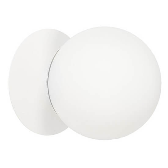 Lampa ścienna łazienkowa Plaat PLC110S0 kula ball IP44 biała