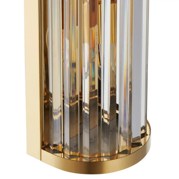 Lampa ścienna glamour EXELLENT ST-88022W przezroczysta złota