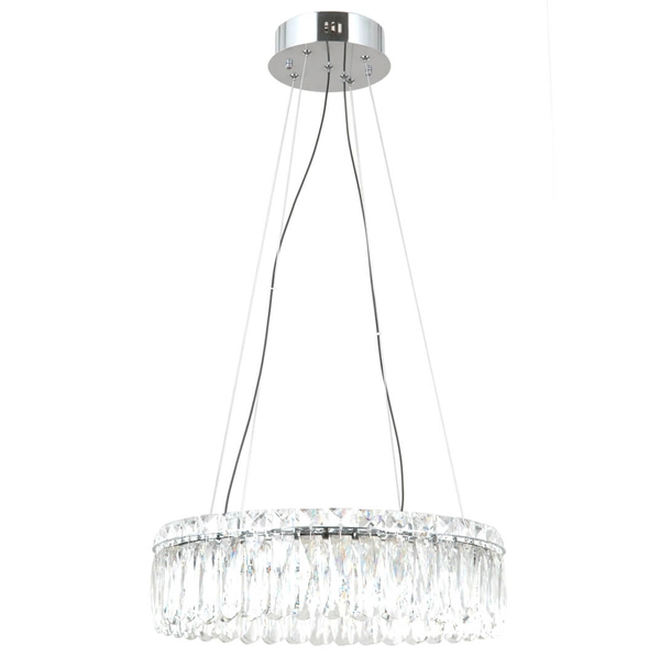 Wisząca lampa Nosta PND-34364-3-CH-CL LED 36W 3000K chrom przezroczysty