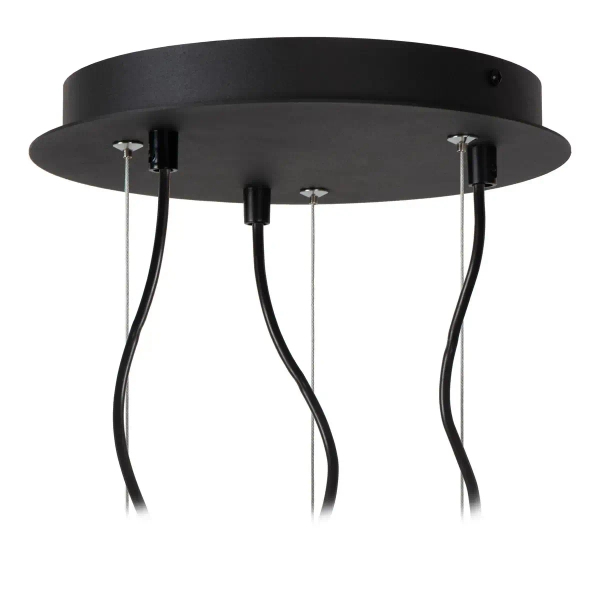 Wisząca lampa do salonu NINJA 44415/03/99 Lucide żółty różowy szary