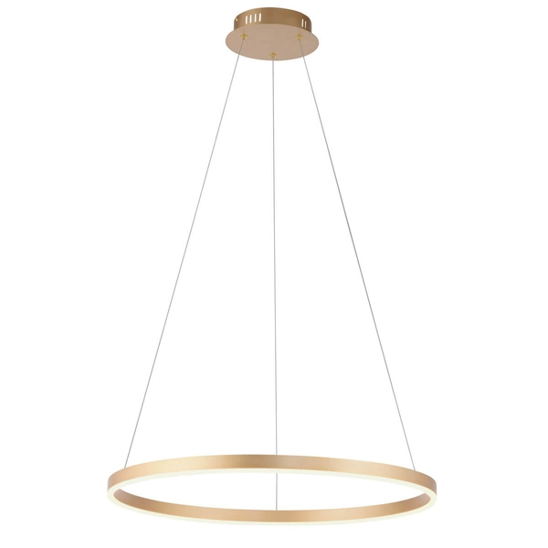 Zawieszana lampa RITUS 15394-60 Just Light LED 31,5W 3000K koło mosiądz