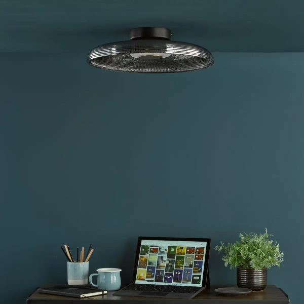 Szklany plafon do salonu Ansel ANS5222 LED 16W 3000K chrom