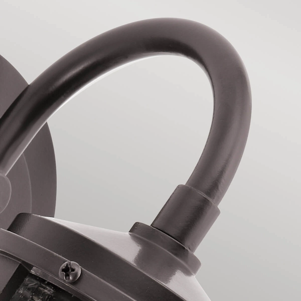 Latarnia naścienna KL-LYNDON2-S-AZ Kichler IP44 elewacyjna brązowa