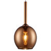 Molekułowa lampa wisząca MONIC MD1629-3A Copper szklana balls miedziana