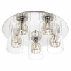 Sufitowa lampa szklana Verina 76517 Endon do salonu przezroczysty srebrny