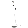 Lampa podłogowa stojąca Top 16064 do salonu obrotowe tubki czarna
