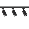 Potrójna sufitowa lampa 1m Tiger Track ML2126 na listwie reflektorki czarny