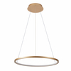 Wisząca lampa okrąg Vinola PND-56135B-060RPC-GD-3KS4K-TRDIMM Italux LED 38W 3000-4000K złota