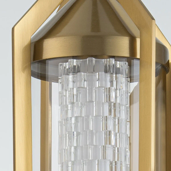 Łazienkowy kinkiet tuba Espada QN-ESPADA-1W-BG LED 18W 3000K IP44 złoty