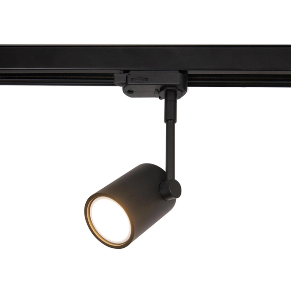 Regulowana LAMPA sufitowa OTIUM S0003 Maxlight reflektorek metalowy tuba do systemu szynowego fazowego czarna