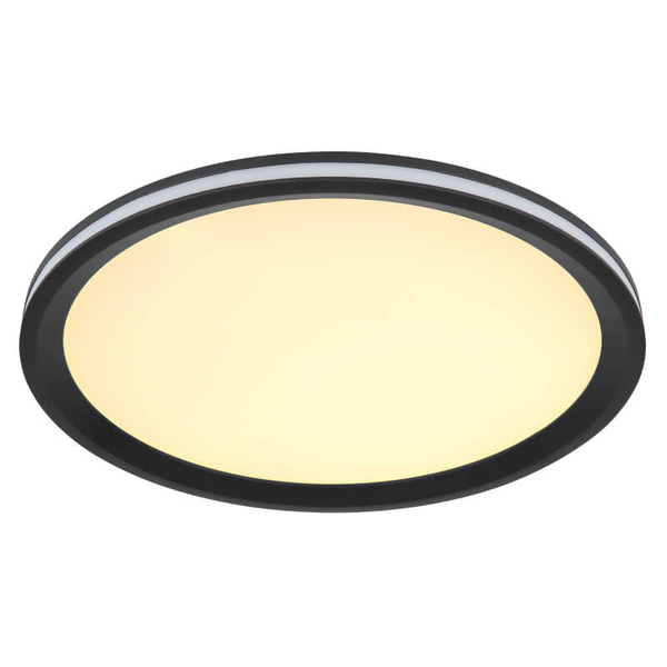Okrągła lampa sufitowa Belissa 41588D LED 30W 3000K czarna biała