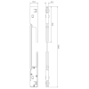 Łącznik narożny szynowy magnetyczny Magnetic Track ML2170 czarny