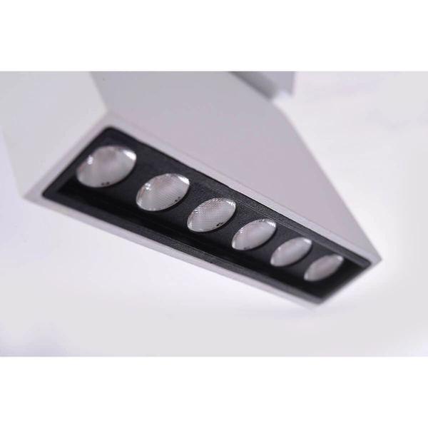 Biała lampa Leon AZ3490 LED 12W regulowana do 3-fazowego systemu szynowego