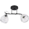 Klasyczna lampa sufitowa 2982/2 BL 8C do holu czarna chrom