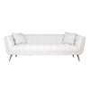 Stylowa sofa Huxley S5126 WHITE Richmond Interiors rustykalna wygodna biała złota