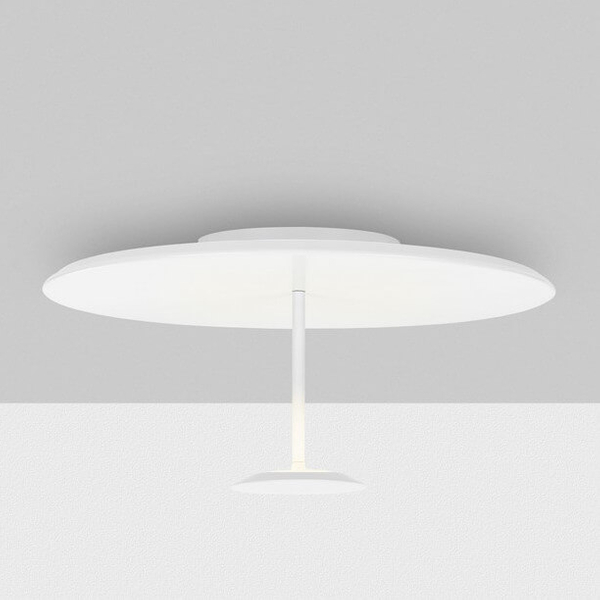 Nasufitowa lampa COLCHANI LE44666 LED 30W 3000K talerz metalowa biała