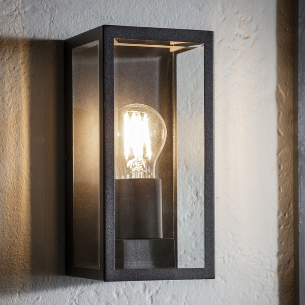 Kinkiet elewacyjny Oxford 80600 Endon industrialny lampion IP44 czarny