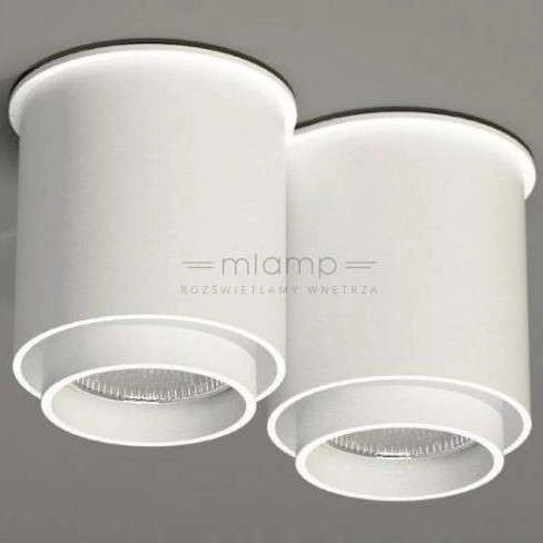 Sufitowa LAMPA spot IGA 7015 Shilo downlight natynkowy metalowe tuby białe