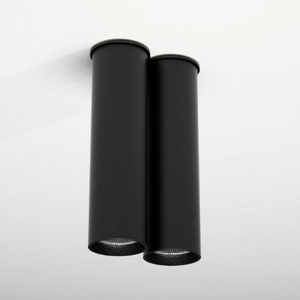 Plafon LAMPA sufitowa ARIDA 1113 Shilo natynkowa OPRAWA tuby czarne